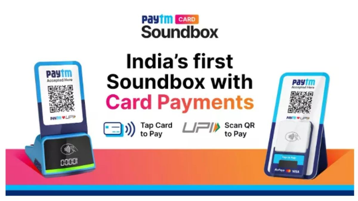 Paytm’s New Feature Of Card Soundbix Lets You Pay Through Cards