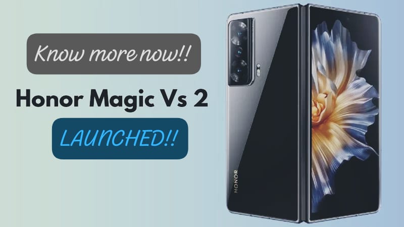 Honor Magic Vs 2 Is Launched In China.