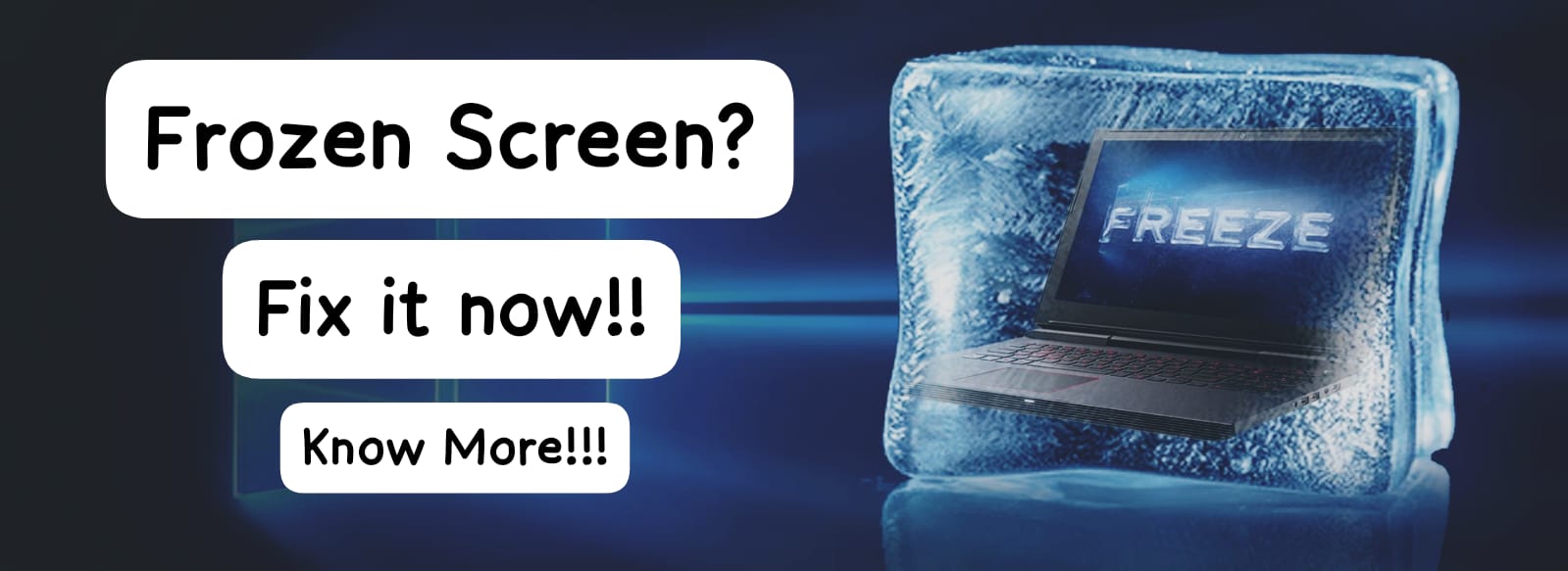 How To Solve a Frozen Screen? Know More Now!!